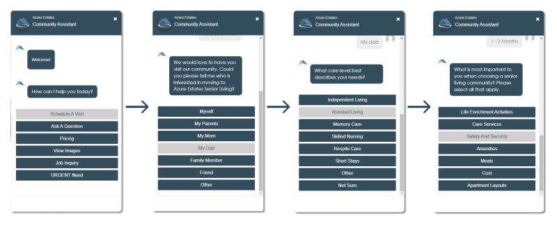 Senior Living Website Chat Virtual Assistant Automation (NEW)